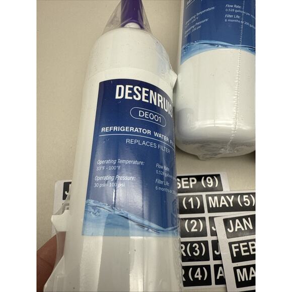 Desenruis DE001 Replacement Refrigerator Filter1 For W10295370A W10295370 - 3 Pk - Picture 8 of 13